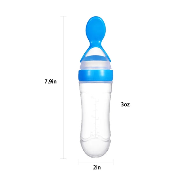 Baby Feeding Spoon Bottle Food Dispenser