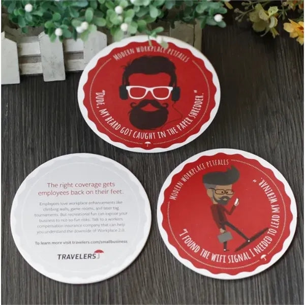 ECO Friendly Thickened Paper Coaster
