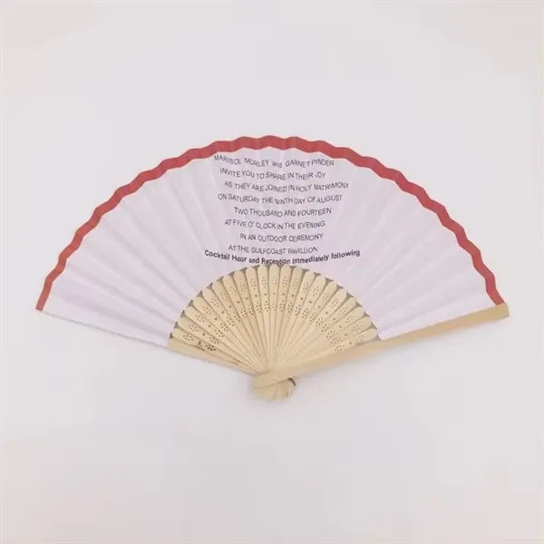 Exquisite Foldable Chinese Bamboo Hand Held Fan