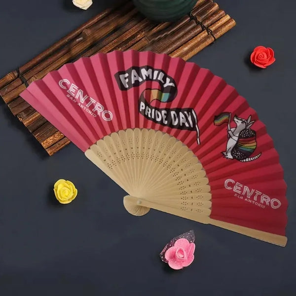 Exquisite Foldable Chinese Bamboo Hand Held Fan