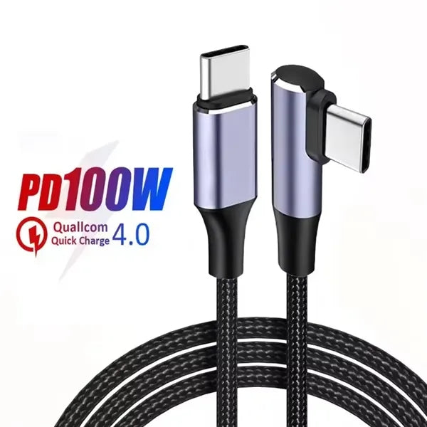 100W Ultra-Fast Charging Power Cable TO C 6.5FT For Mobile
