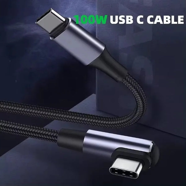 100W Ultra-Fast Charging Power Cable TO C 6.5FT For Mobile
