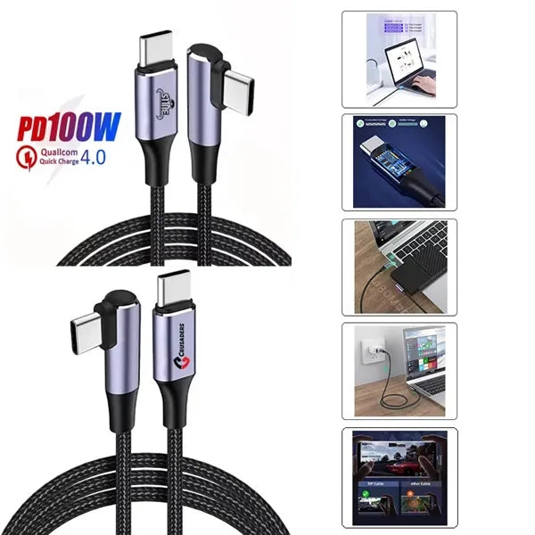 100W Ultra-Fast Charging Power Cable TO C 6.5FT For Mobile