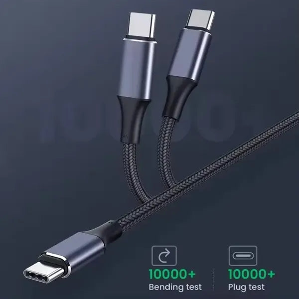 100W Ultra-Fast Charging Power Cable TO C 6.5FT For Mobile