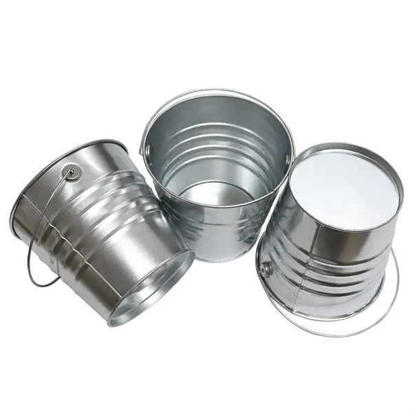Premium Galvanized Steel Ice Bucket for Bars