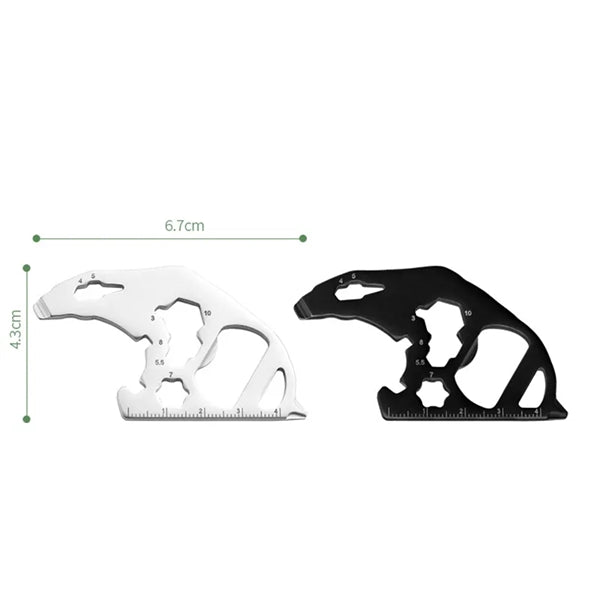 EDC Tool Card Bottle Opener Repair Keychain
