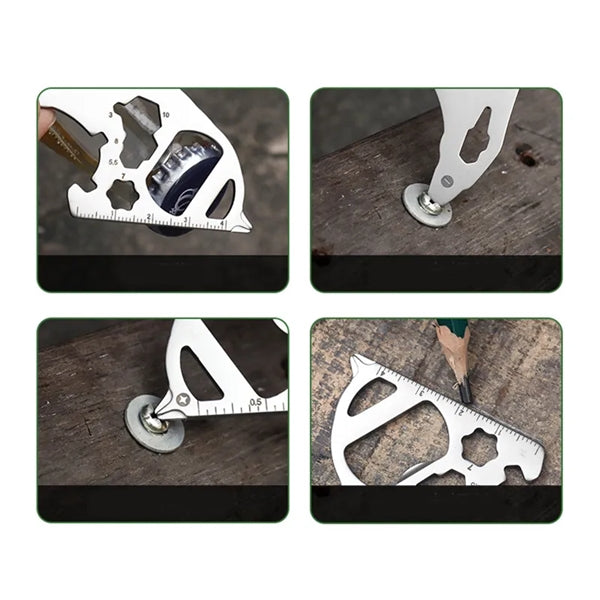 EDC Tool Card Bottle Opener Repair Keychain