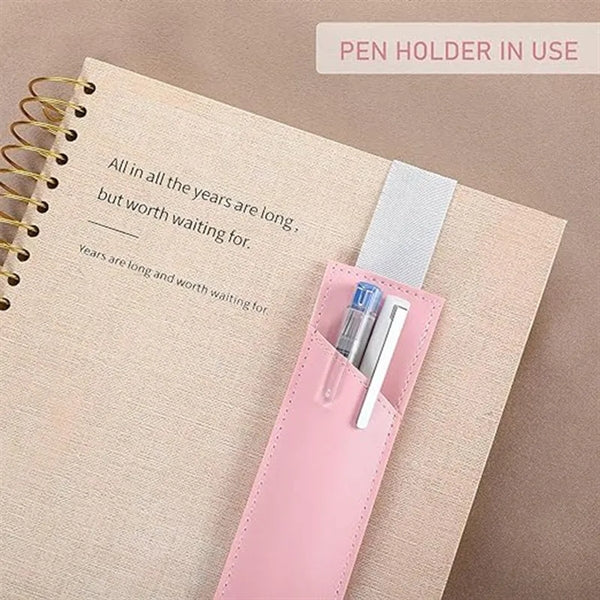 Adjustable Elastic Band Pen Holder Sleeve Pouch Notebook
