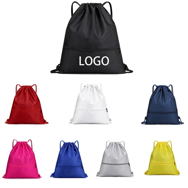 Outdoor Sports Draw Rope Basketball Backpack