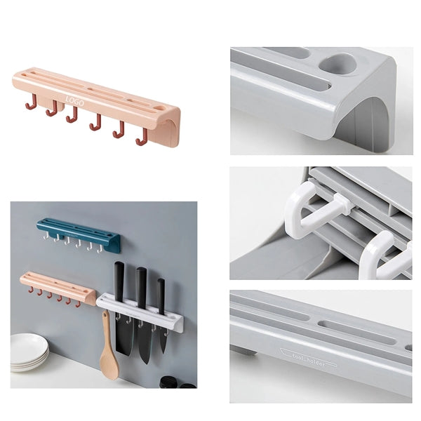 Kitchen Wall Mounted Knife Holder Storage