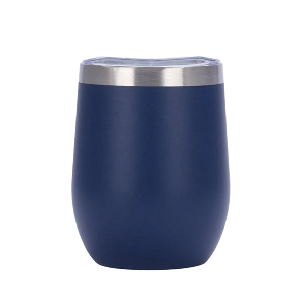 12 oz Egg Shaped Double Wall Vacuum Stainless Steel Cup