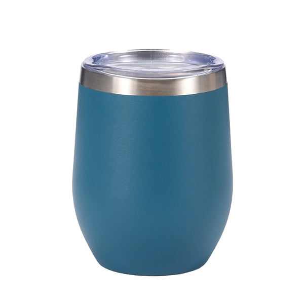 12 oz Egg Shaped Double Wall Vacuum Stainless Steel Cup