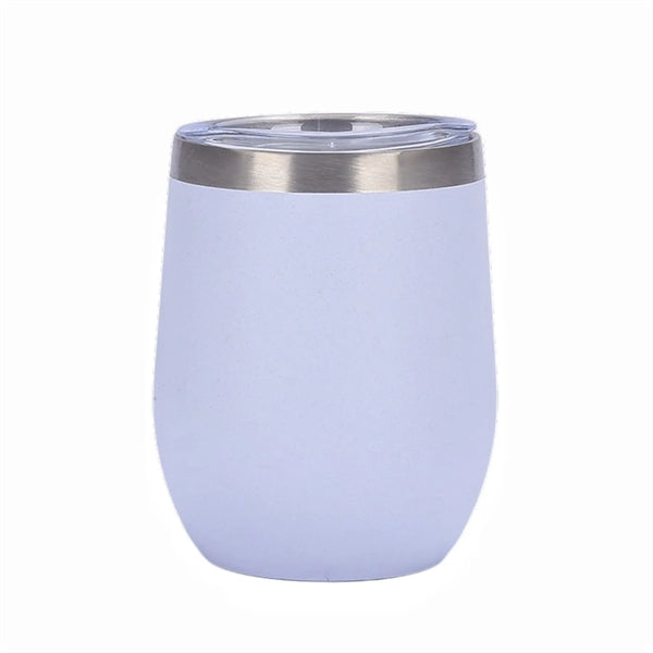 12 oz Egg Shaped Double Wall Vacuum Stainless Steel Cup