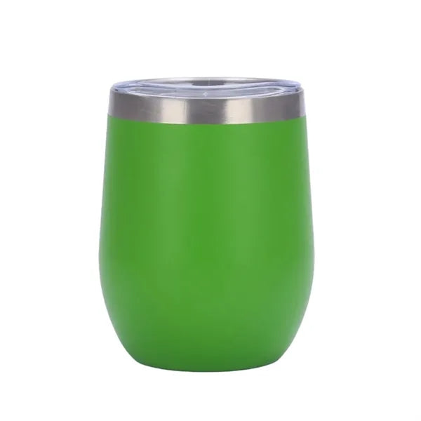 12 oz Egg Shaped Double Wall Vacuum Stainless Steel Cup