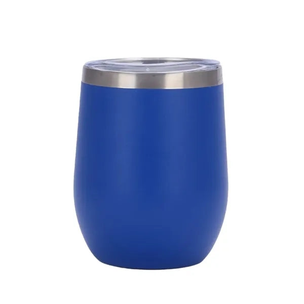 12 oz Egg Shaped Double Wall Vacuum Stainless Steel Cup