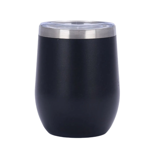 12 oz Egg Shaped Double Wall Vacuum Stainless Steel Cup