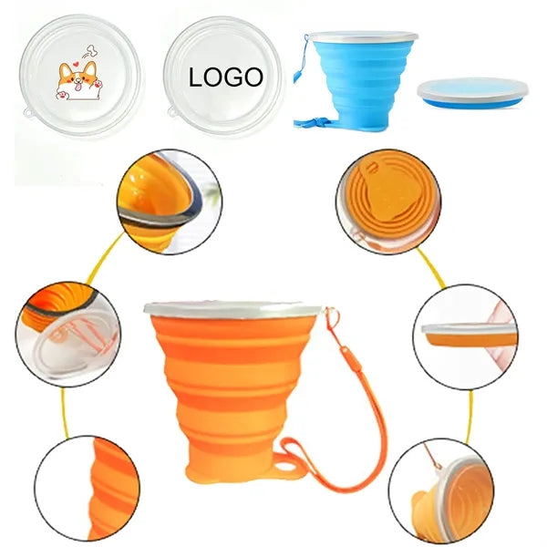11OZ Outdoor Foldable Silicone Cup