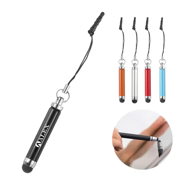 Metallic Stylus Retractable Alloy Mini Capacitive Pen