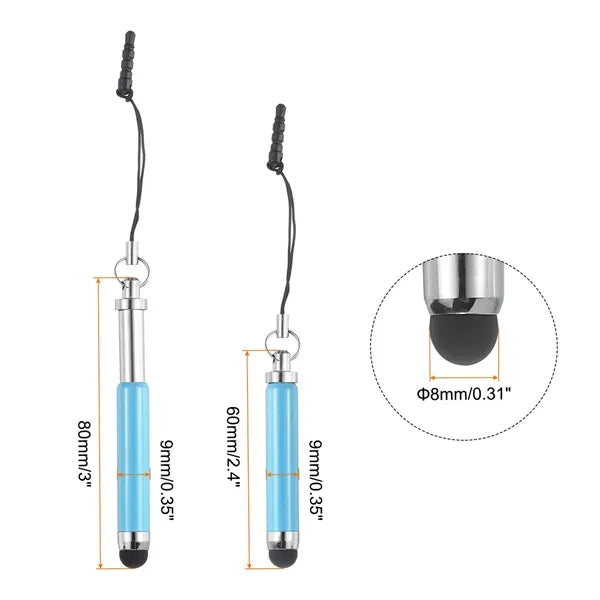 Metallic Stylus Retractable Alloy Mini Capacitive Pen