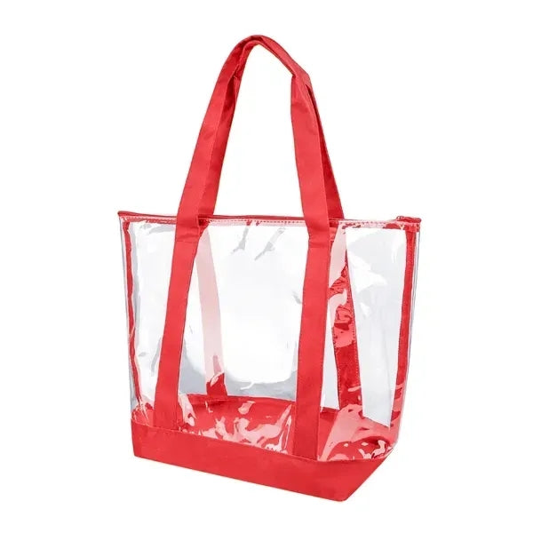 Transparent Pvc beach Bag With Zipper