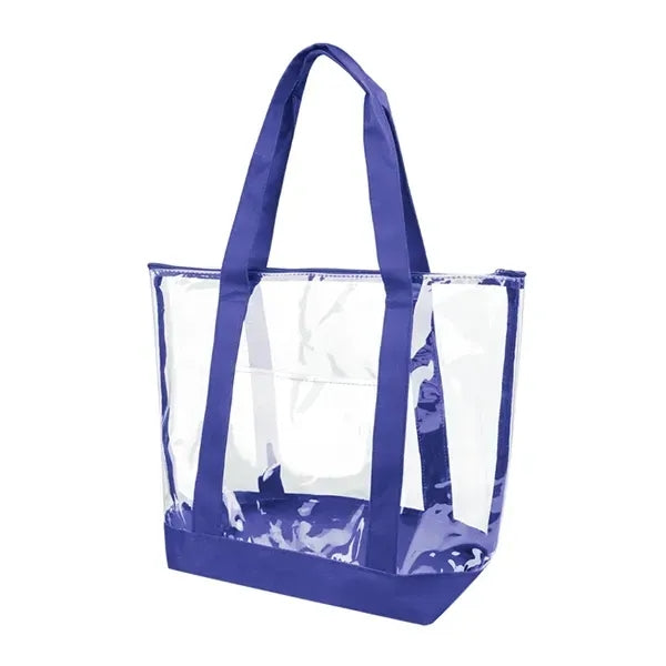 Transparent Pvc beach Bag With Zipper