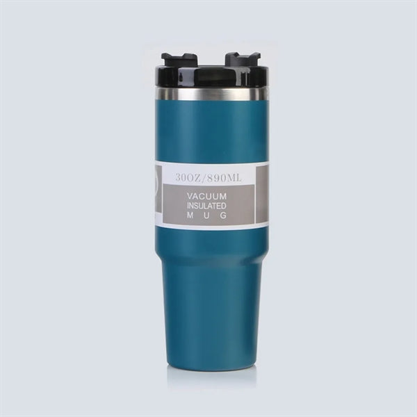 30 Oz Vacuum Flip Straw Tumbler