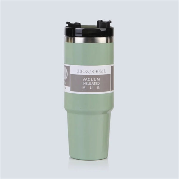30 Oz Vacuum Flip Straw Tumbler