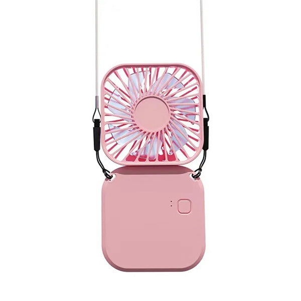 Hanging Neck Folding Fan