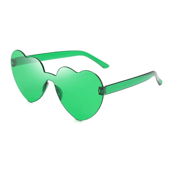 Heart-Shaped Gradient Sunglasses