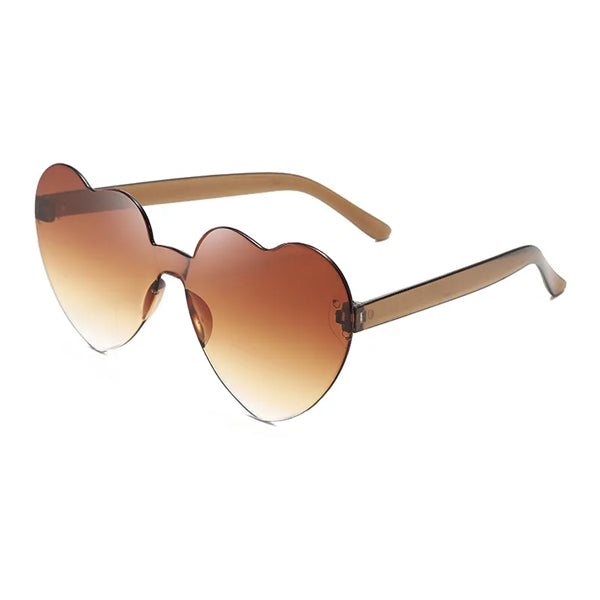 Heart-Shaped Gradient Sunglasses