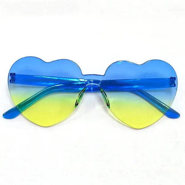 Heart-Shaped Gradient Sunglasses