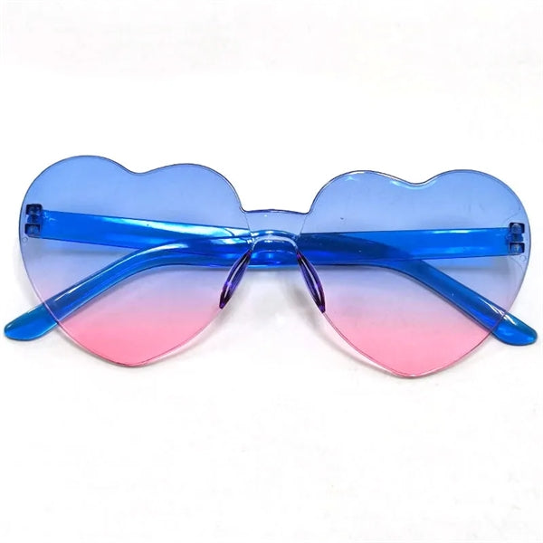 Heart-Shaped Gradient Sunglasses