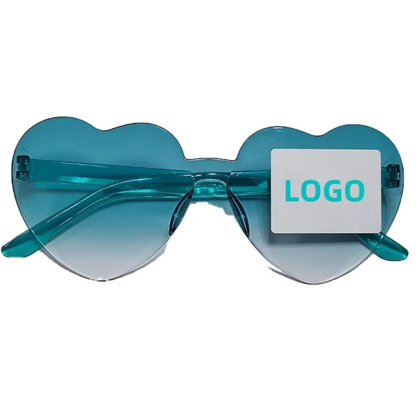 Heart-Shaped Gradient Sunglasses