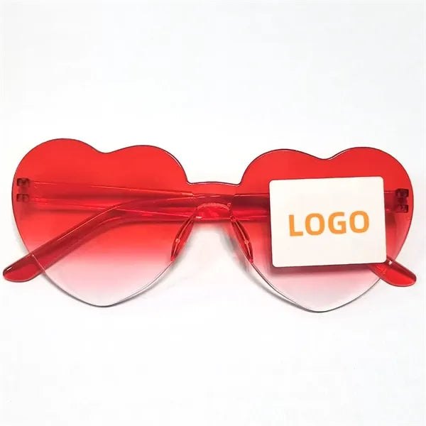 Heart-Shaped Gradient Sunglasses