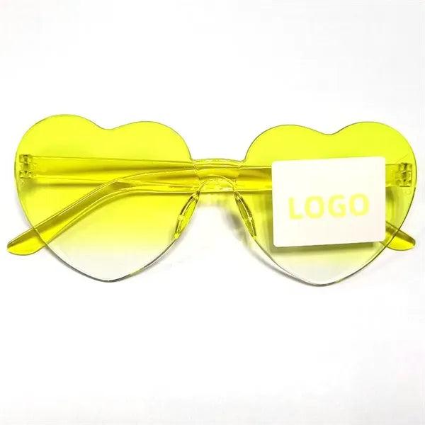Heart-Shaped Gradient Sunglasses
