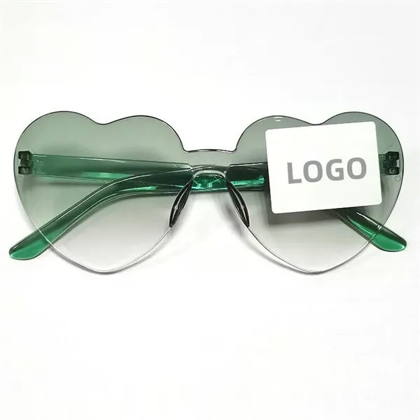 Heart-Shaped Gradient Sunglasses