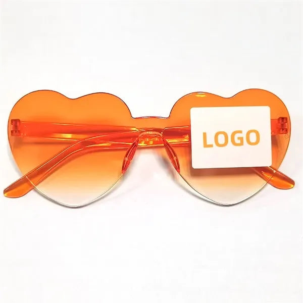 Heart-Shaped Gradient Sunglasses