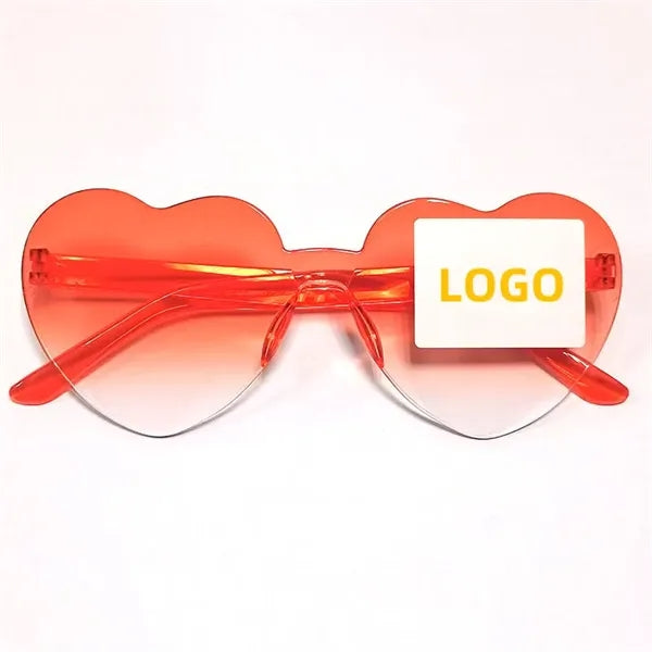 Heart-Shaped Gradient Sunglasses