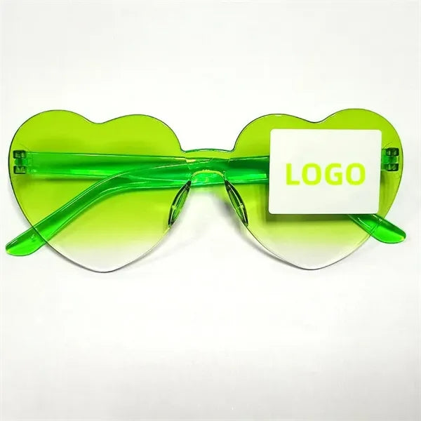 Heart-Shaped Gradient Sunglasses