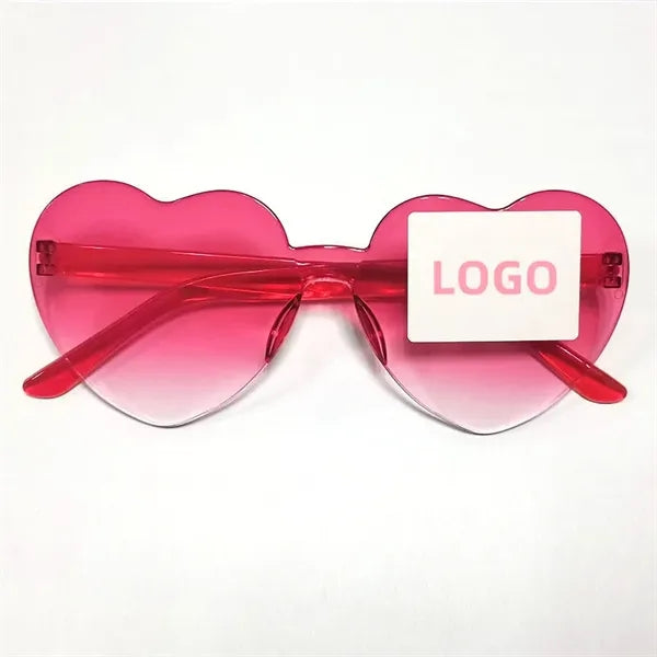 Heart-Shaped Gradient Sunglasses