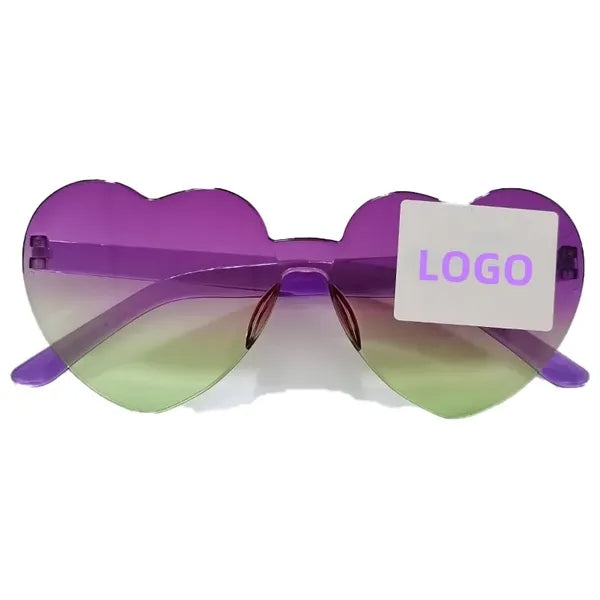 Heart-Shaped Gradient Sunglasses