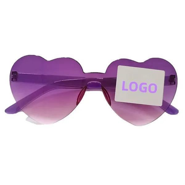 Heart-Shaped Gradient Sunglasses