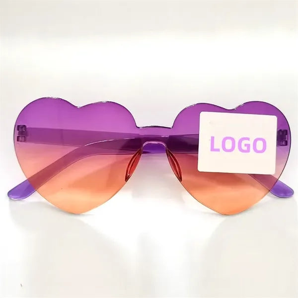 Heart-Shaped Gradient Sunglasses