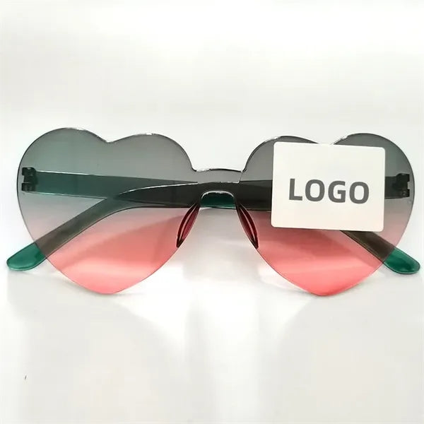 Heart-Shaped Gradient Sunglasses
