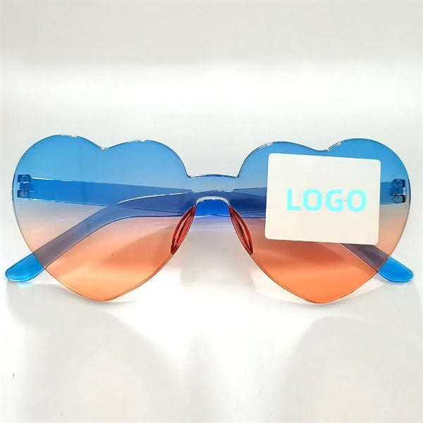 Heart-Shaped Gradient Sunglasses
