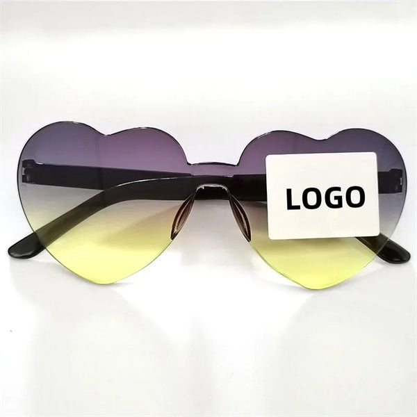Heart-Shaped Gradient Sunglasses