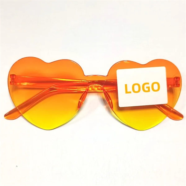 Heart-Shaped Gradient Sunglasses