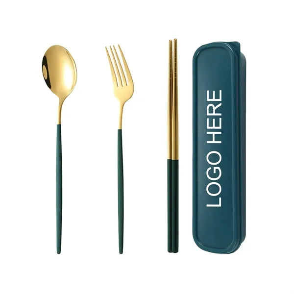 3 in 1 Stainless Steel Cutlery Set