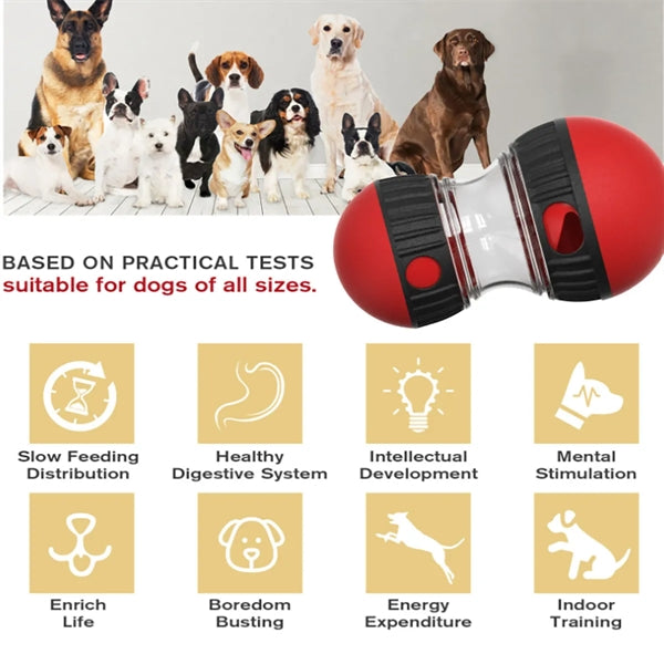 Interactive Treat Dispensing Dog Toys & Slow Feeder Ball