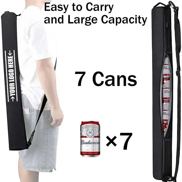 7 Cans Insulated Golf Beer Cooler Sleeve